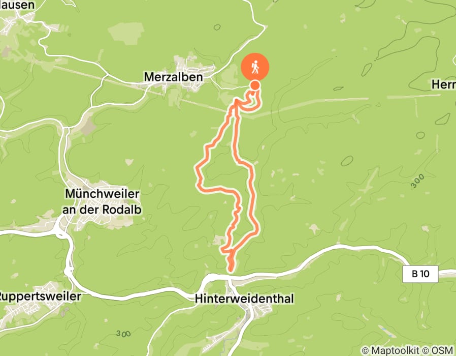 Karte der Tour