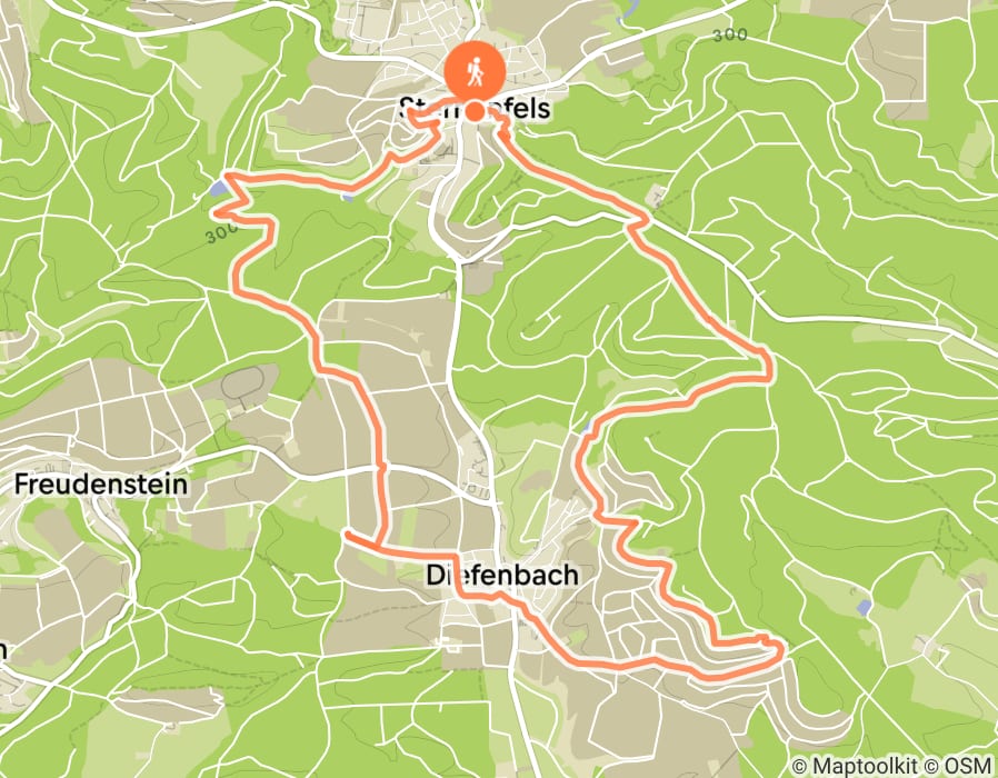 Karte der Tour