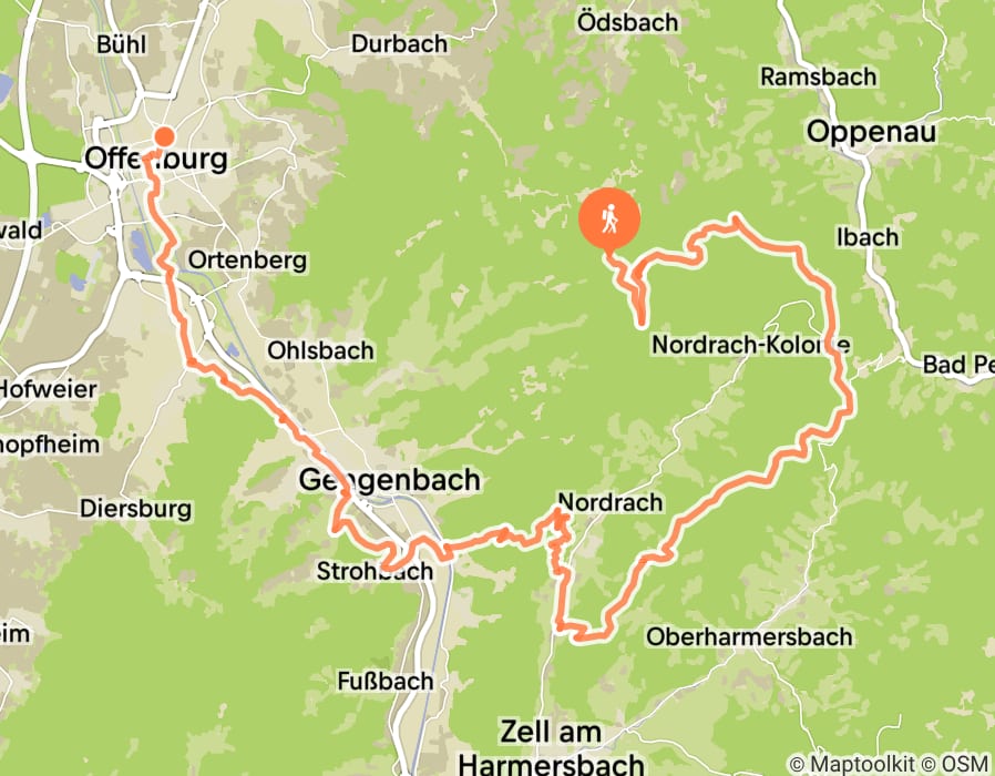 Karte der Tour
