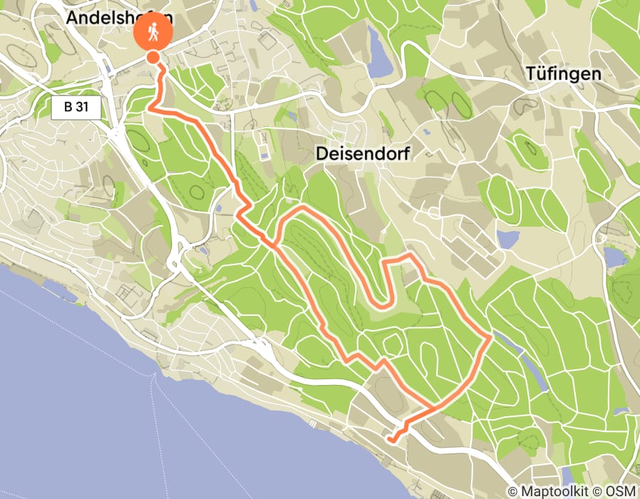 Karte der Tour
