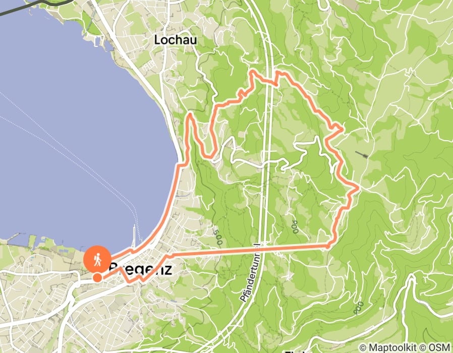 Karte der Tour