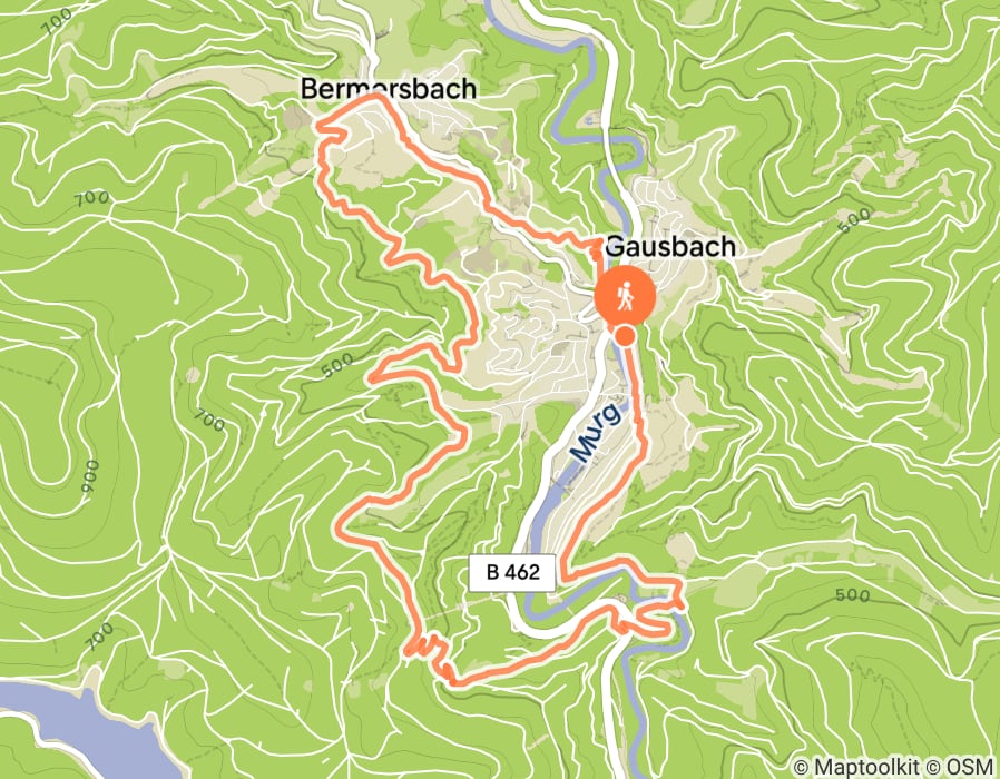 Karte der Tour