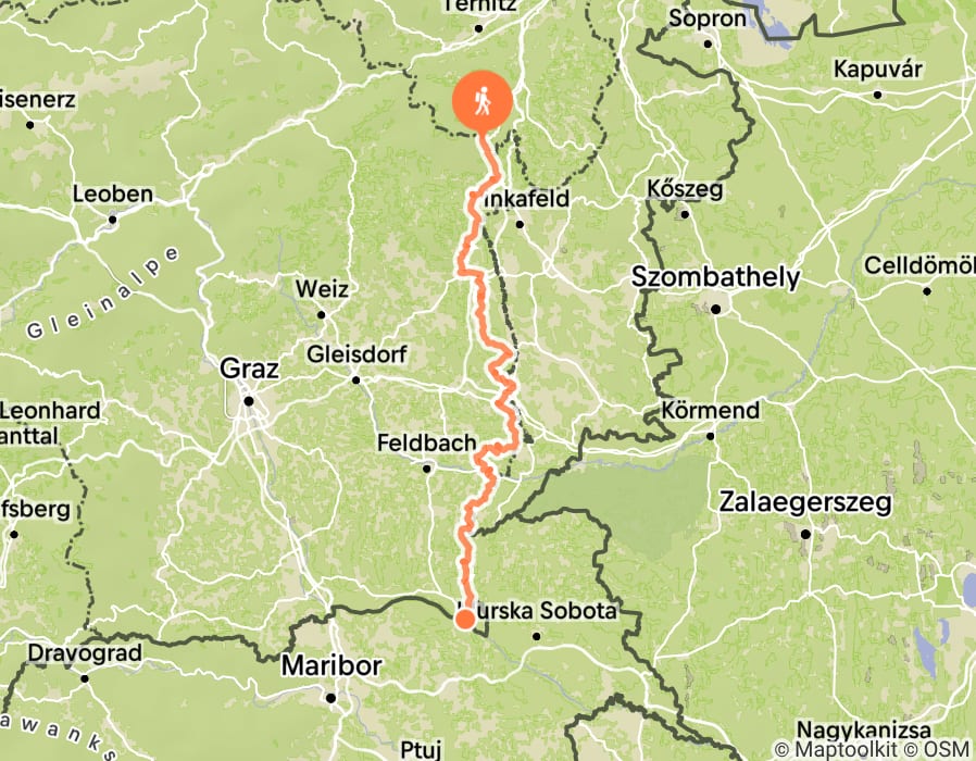 Karte der Tour