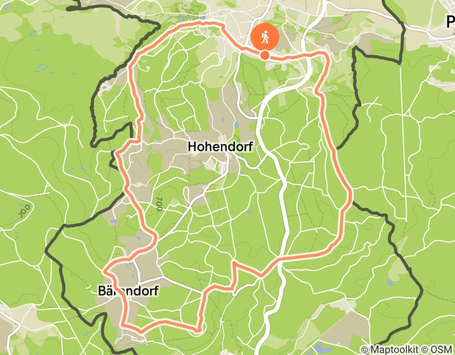 Karte der Tour