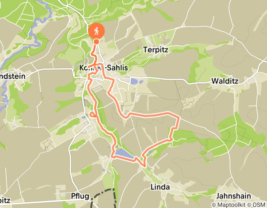 Karte der Tour