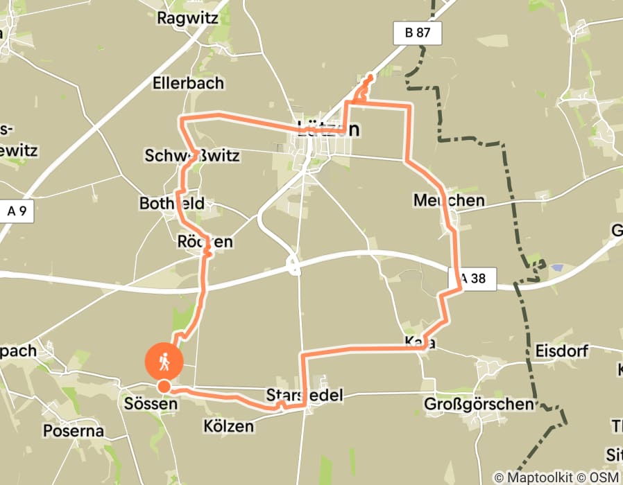 Karte der Tour