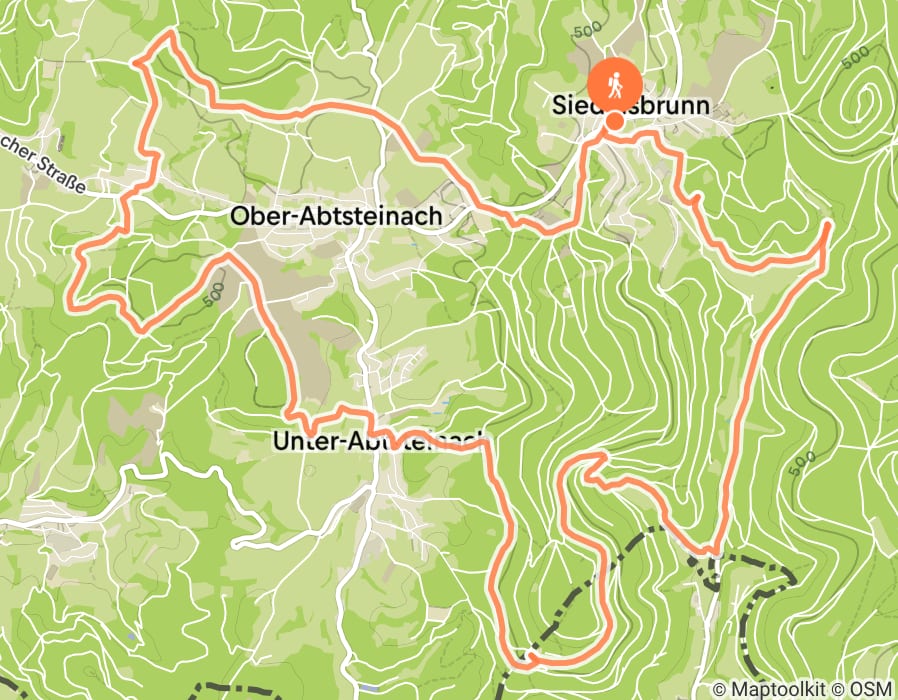 Karte der Tour