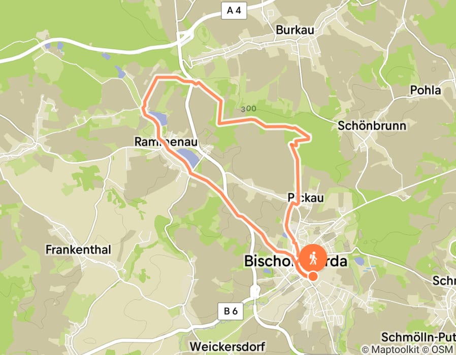 Karte der Tour