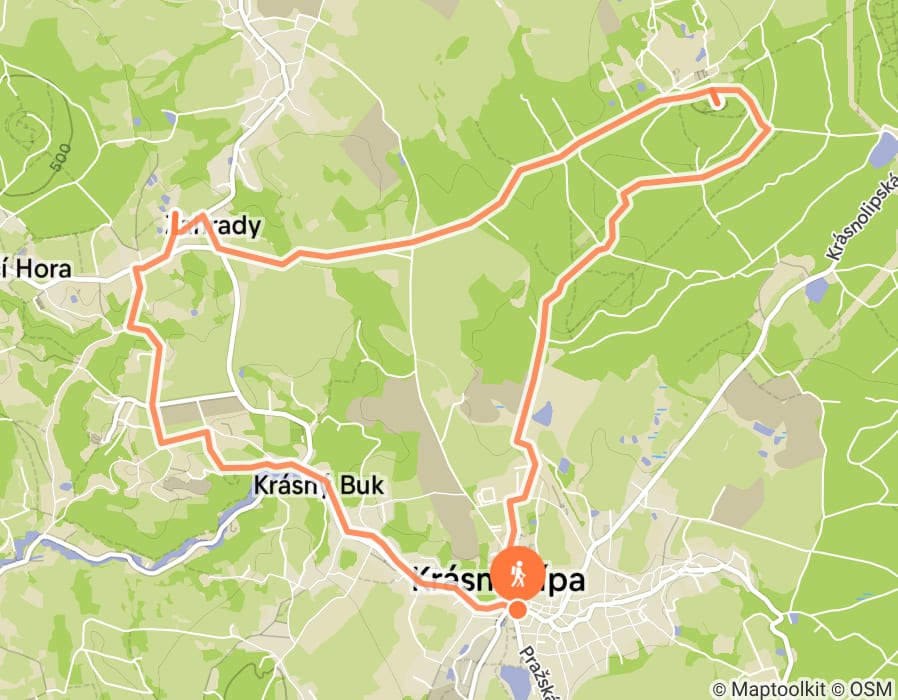 Karte der Tour