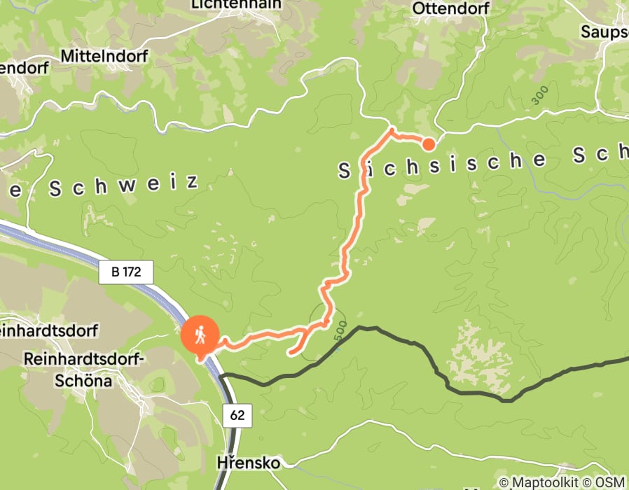 Karte der Tour