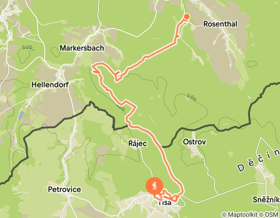 Karte der Tour