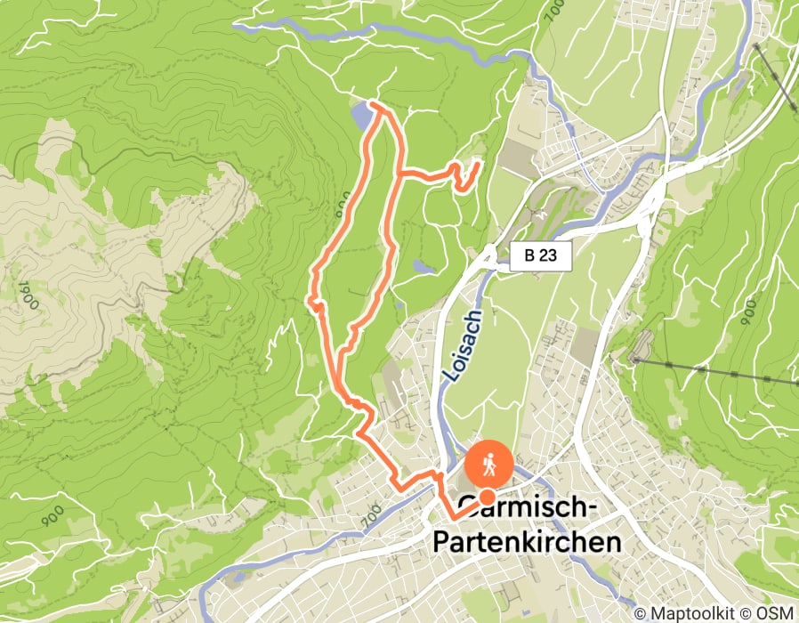 Karte der Tour