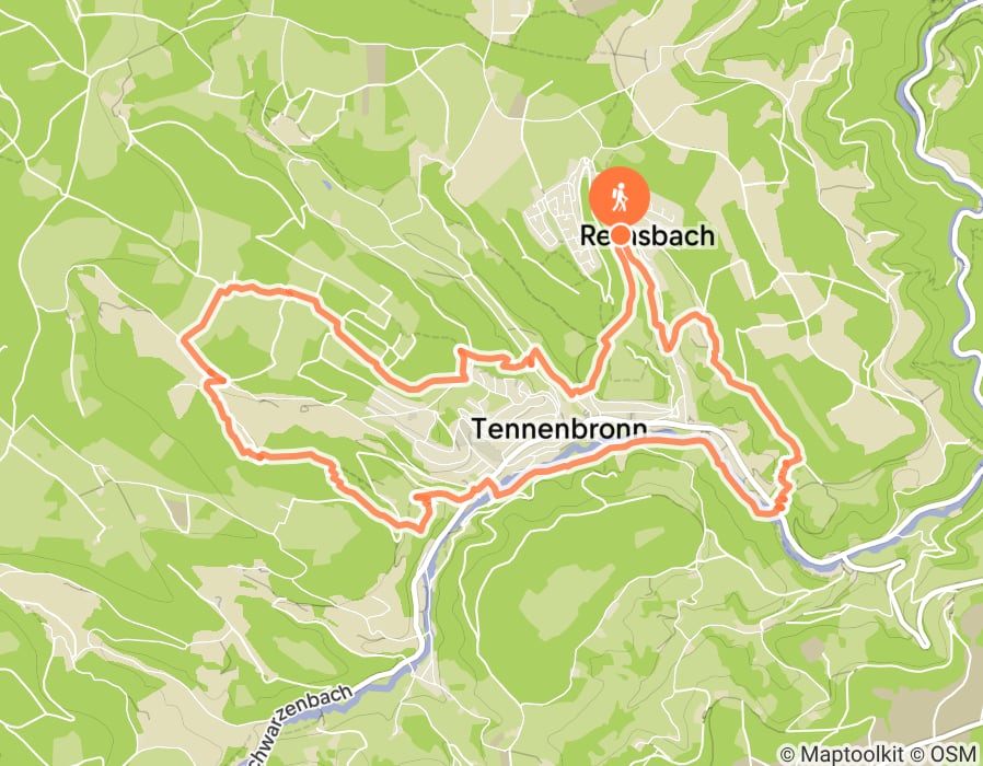 Karte der Tour