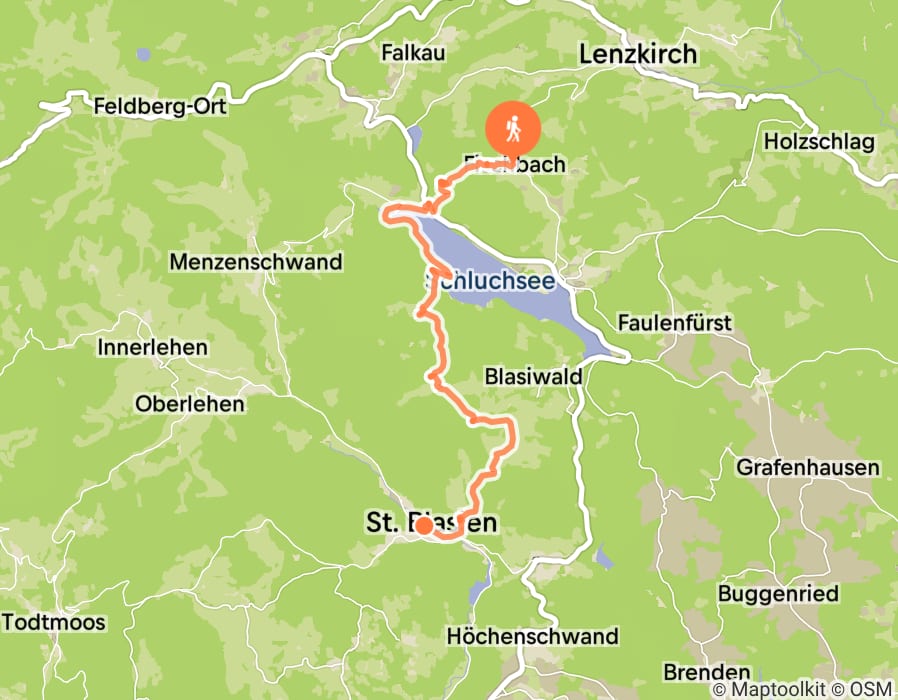 Karte der Tour