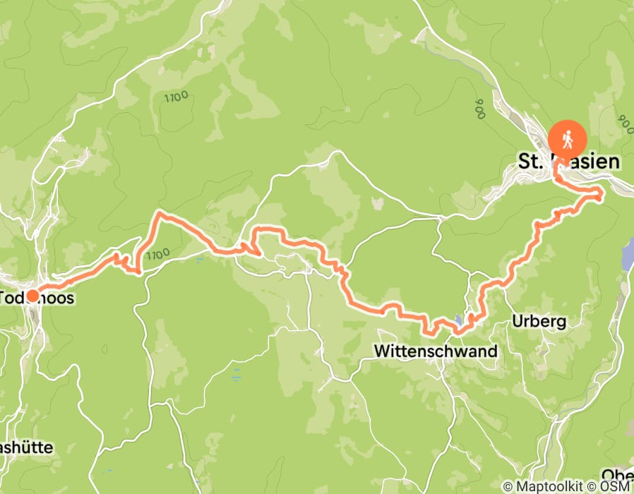 Karte der Tour
