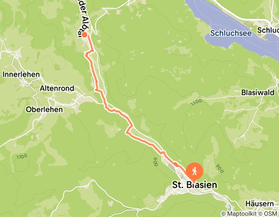 Karte der Tour
