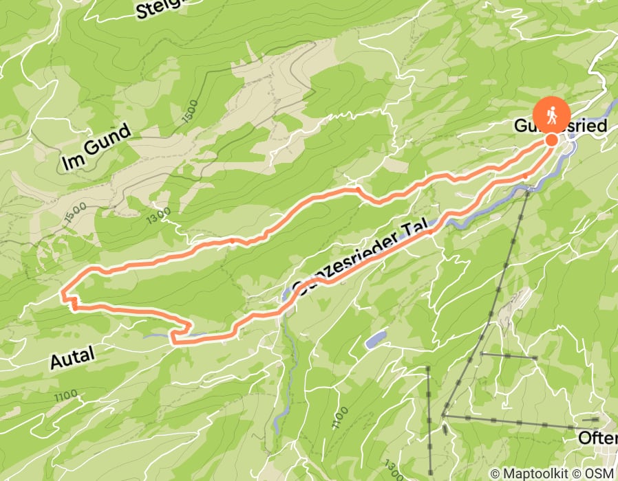 Karte der Tour