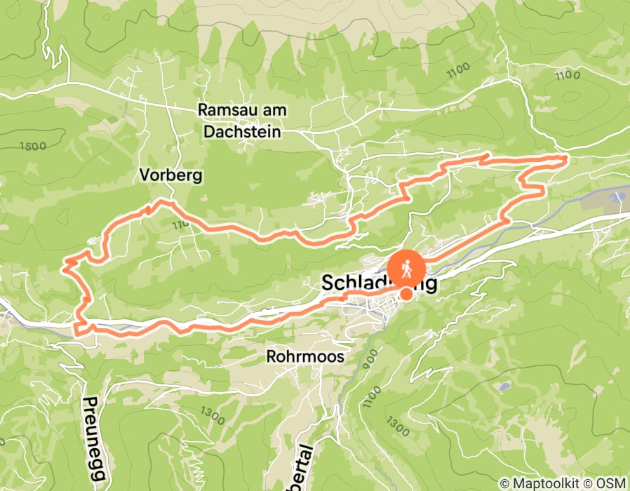 Karte der Tour
