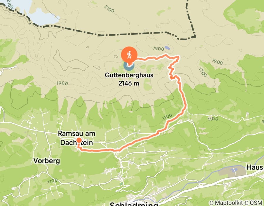 Karte der Tour