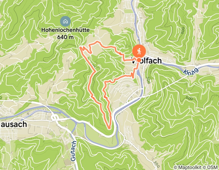 Karte der Tour
