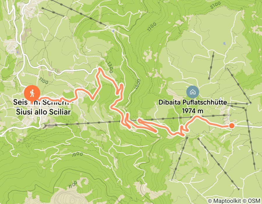 Karte der Tour