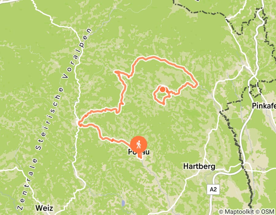Karte der Tour