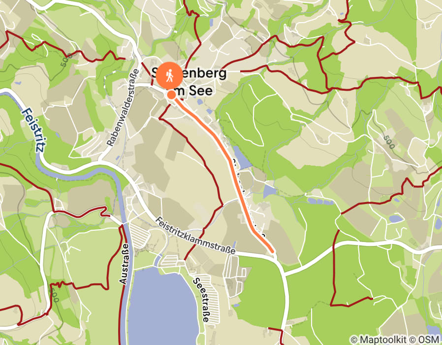 Karte der Tour