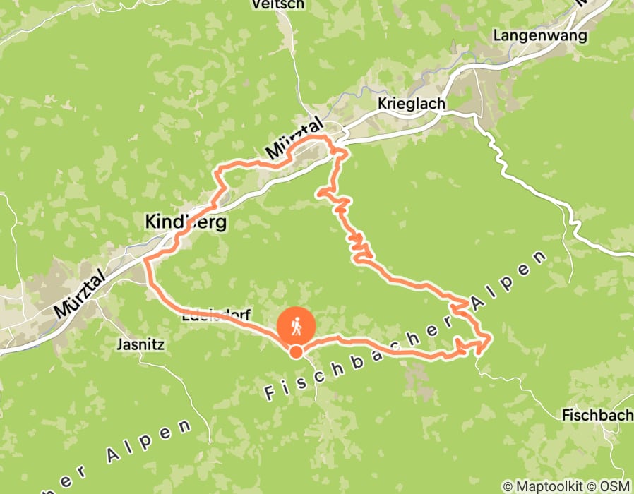 Karte der Tour