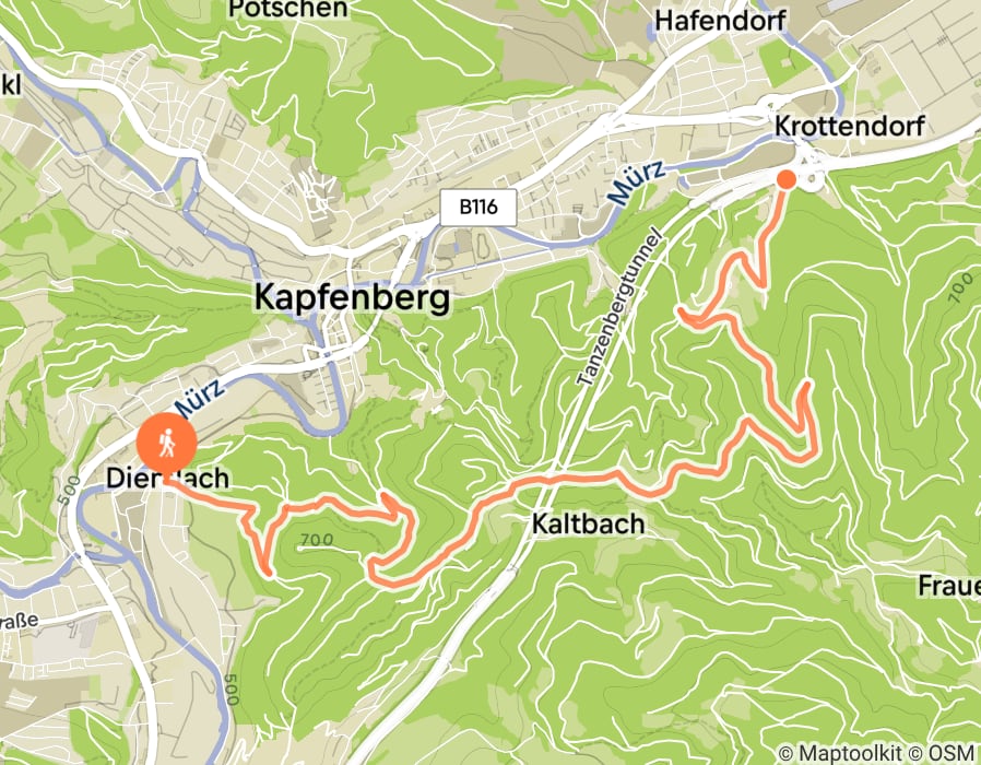 Karte der Tour
