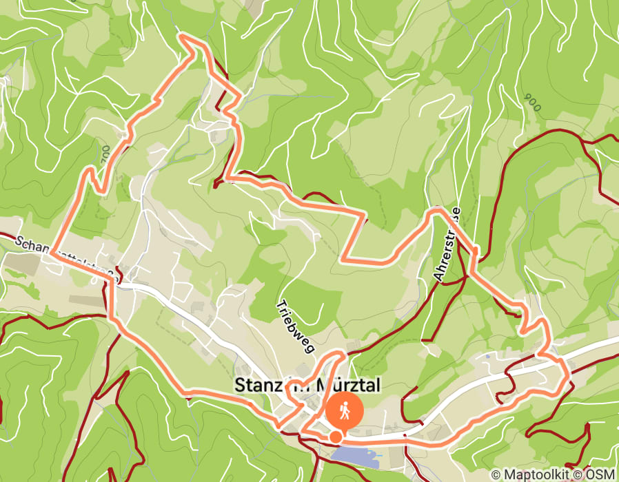 Karte der Tour