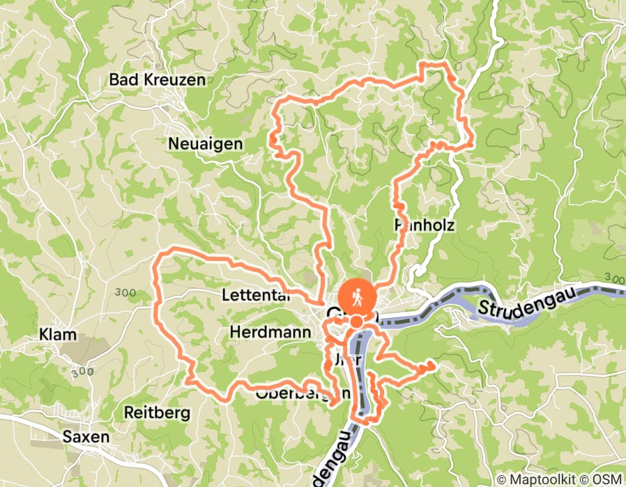 Karte der Tour