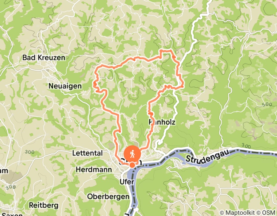 Karte der Tour