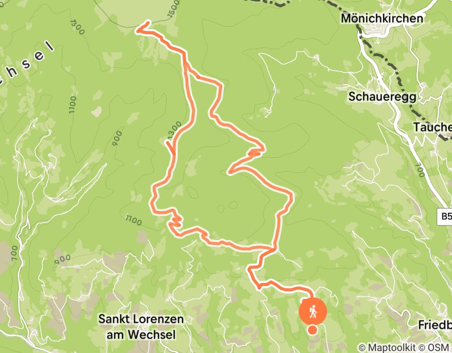 Karte der Tour