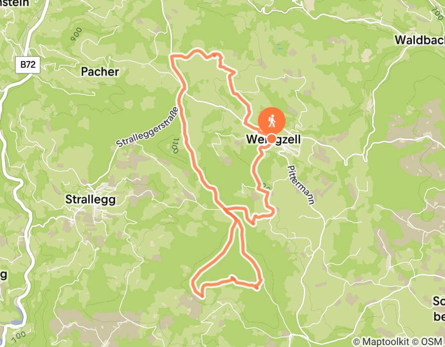 Karte der Tour