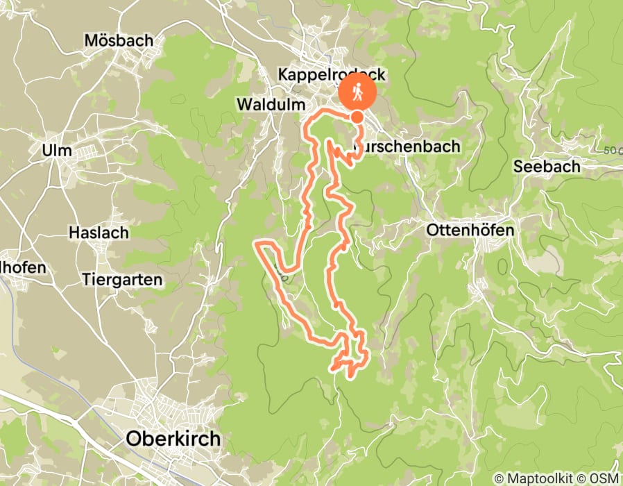 Karte der Tour
