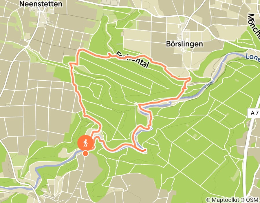 Karte der Tour