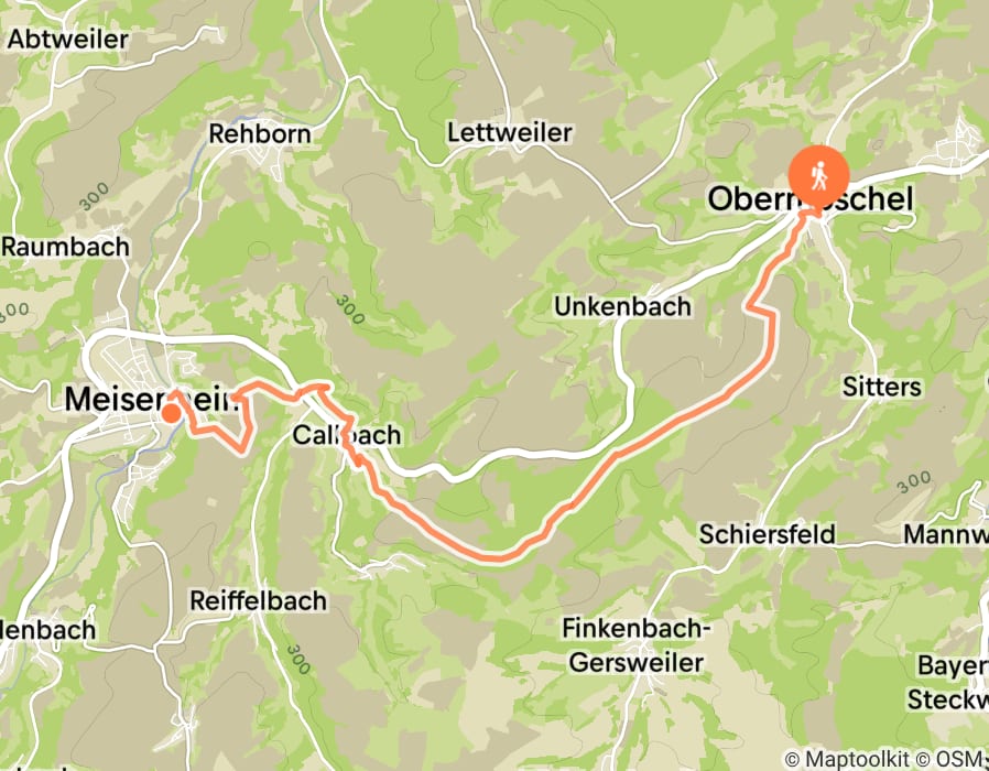 Karte der Tour