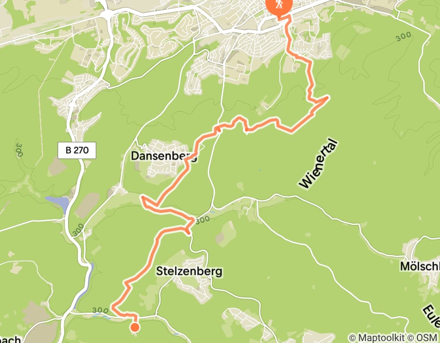 Karte der Tour