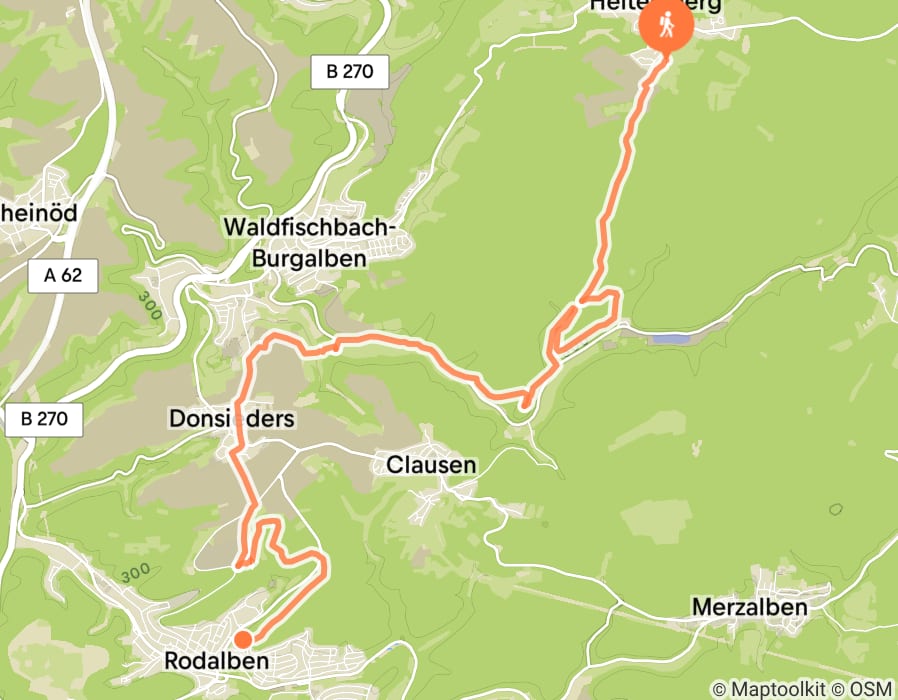 Karte der Tour