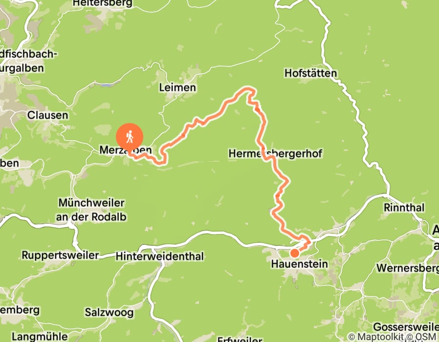 Karte der Tour