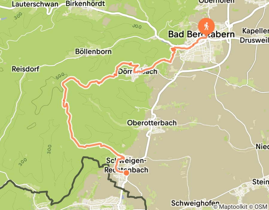 Karte der Tour