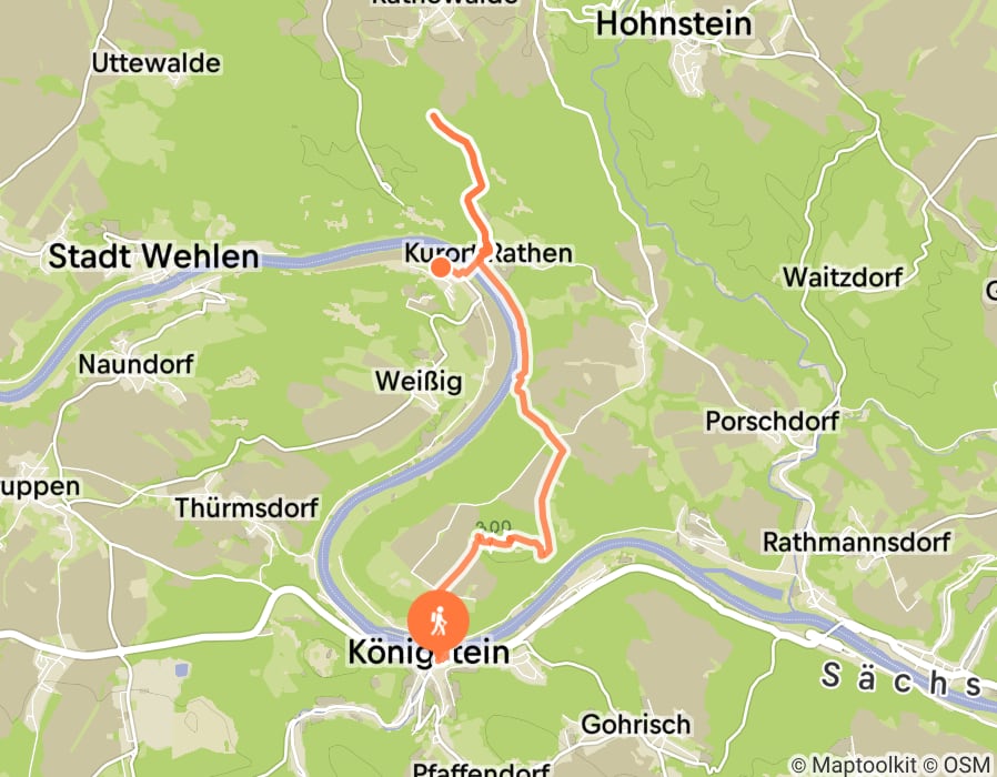 Karte der Tour