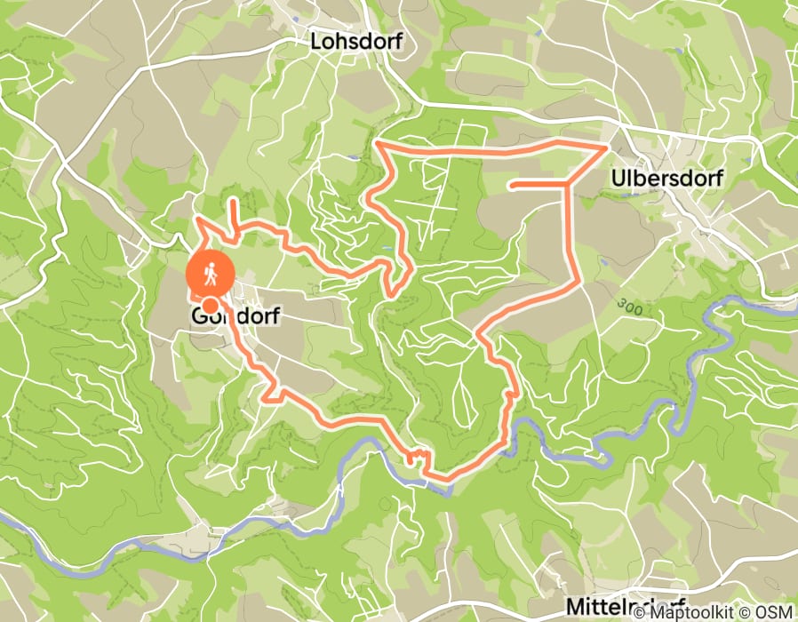 Karte der Tour