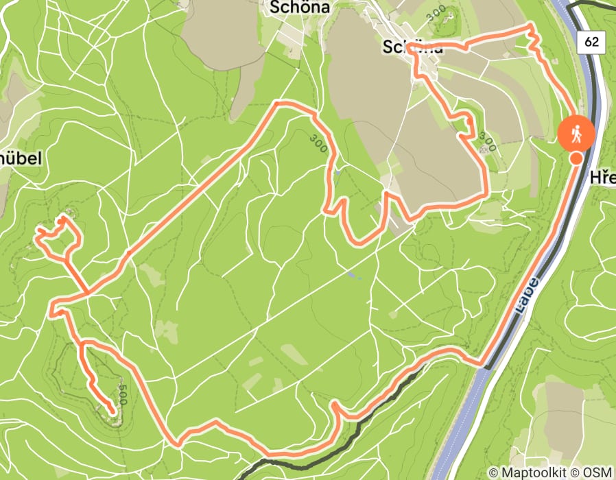 Karte der Tour