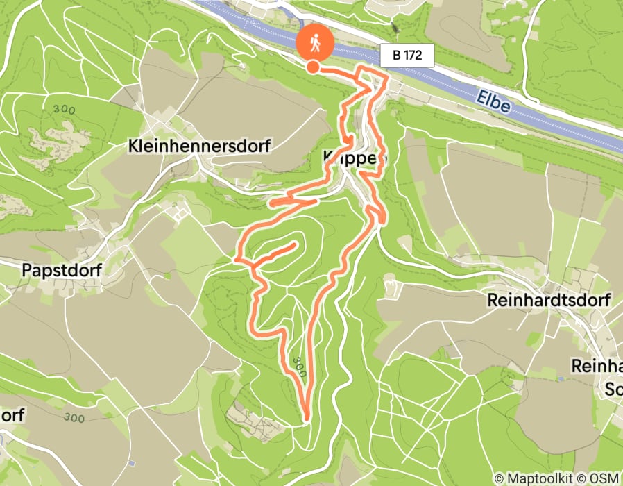Karte der Tour