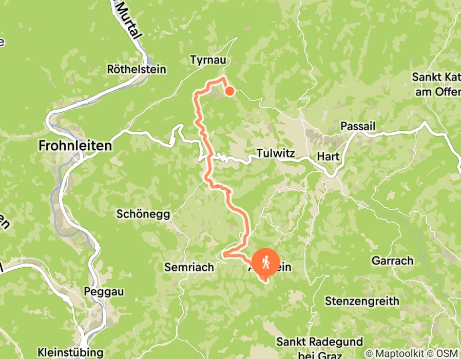 Karte der Tour