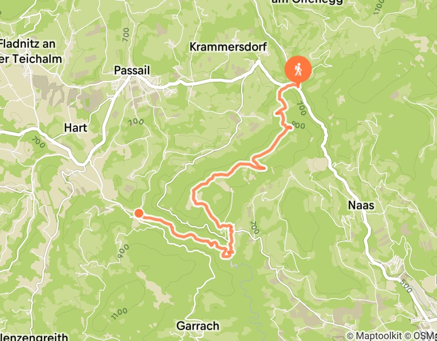 Karte der Tour