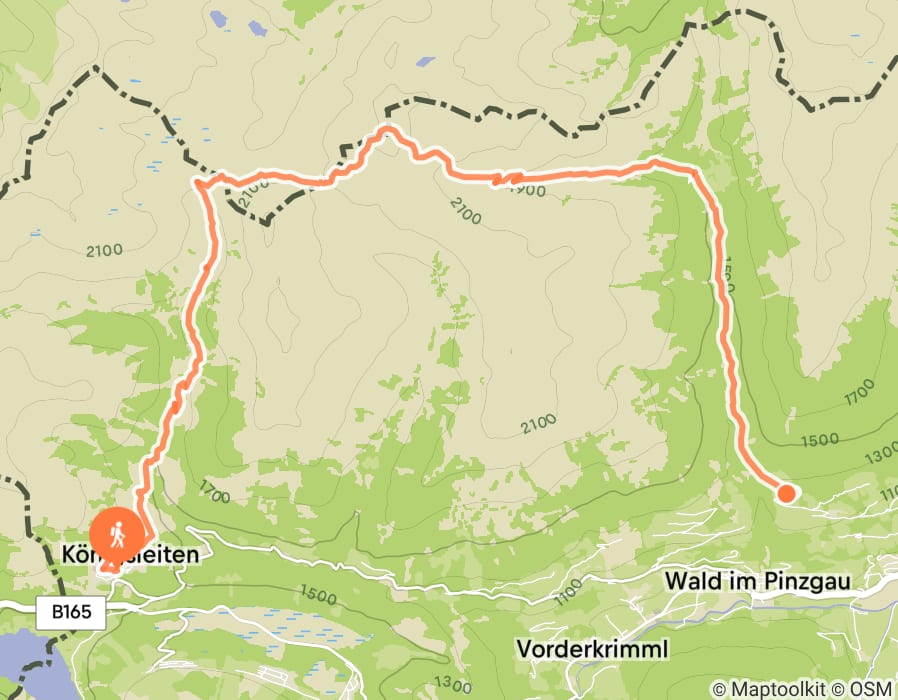 Karte der Tour