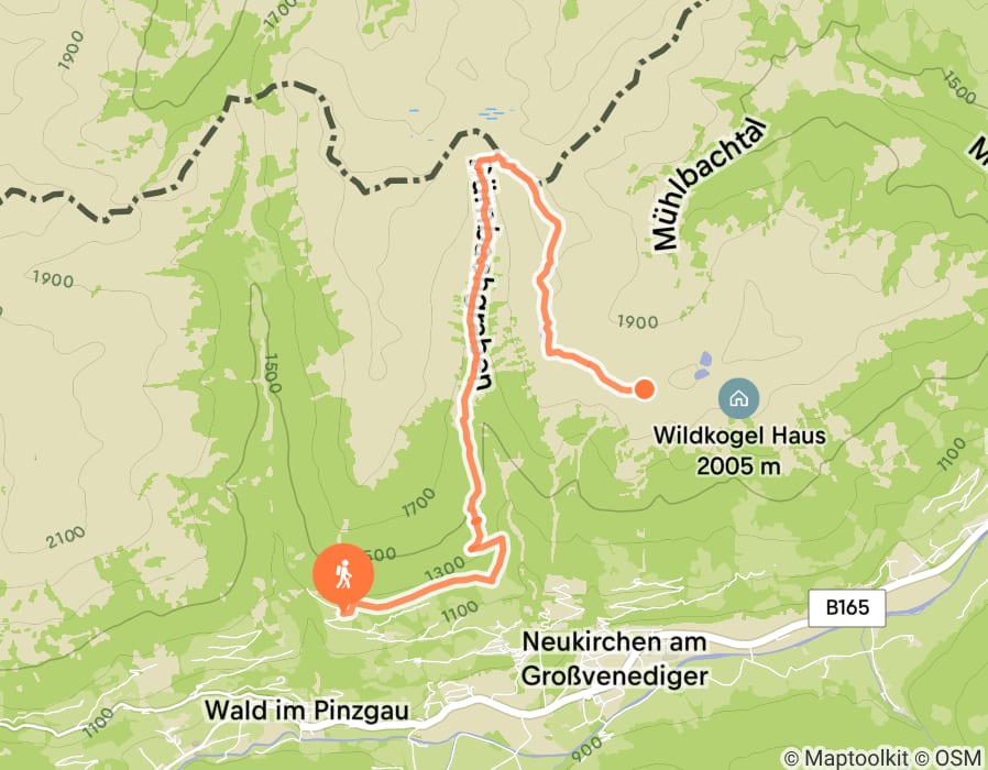 Karte der Tour
