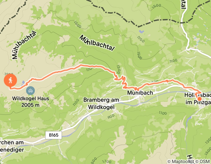Karte der Tour
